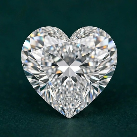 Heart-cut diamond