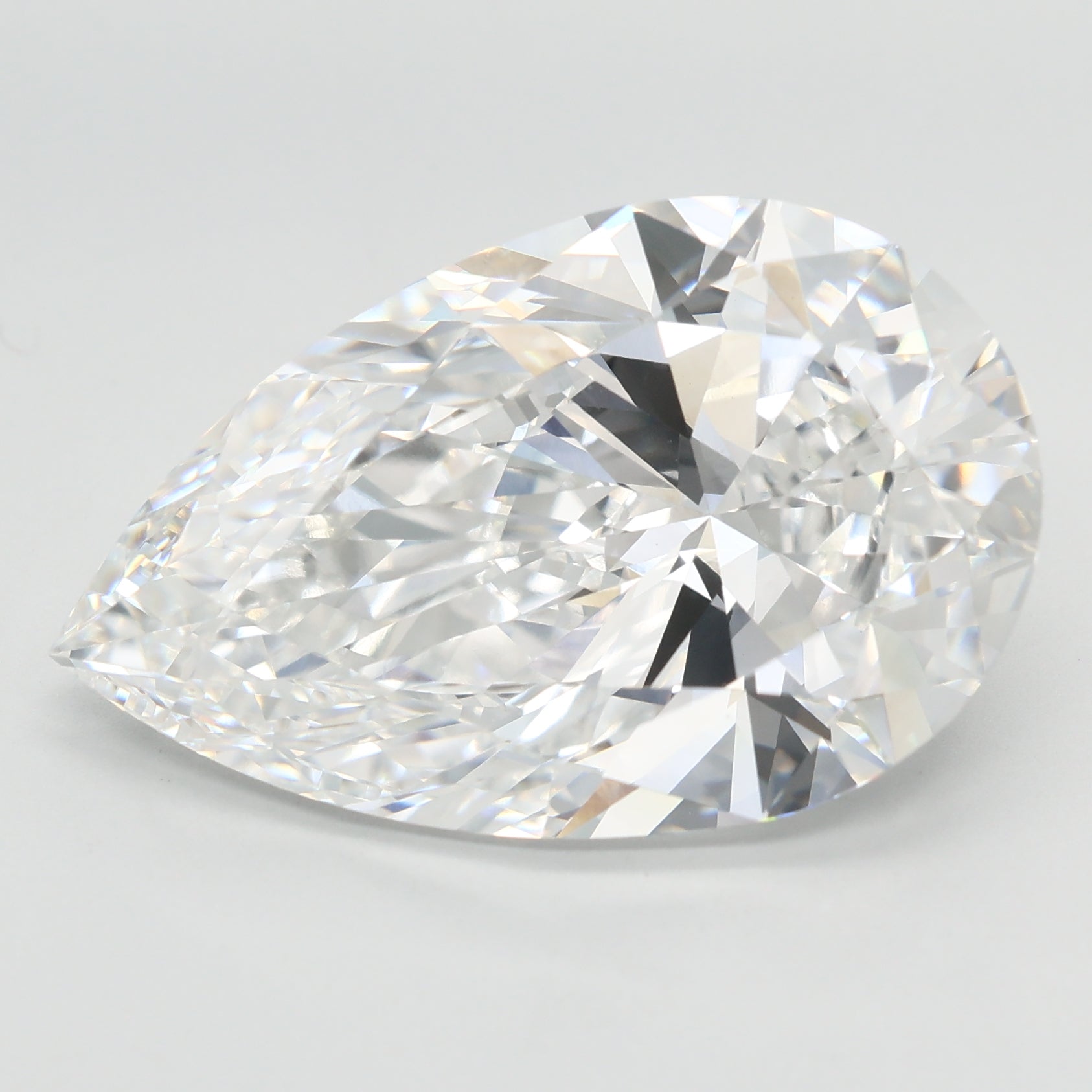 11.05-carat lab-grown pear diamond at New World Diamonds